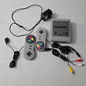 Nintendo Gray Console with Dual Controllers
